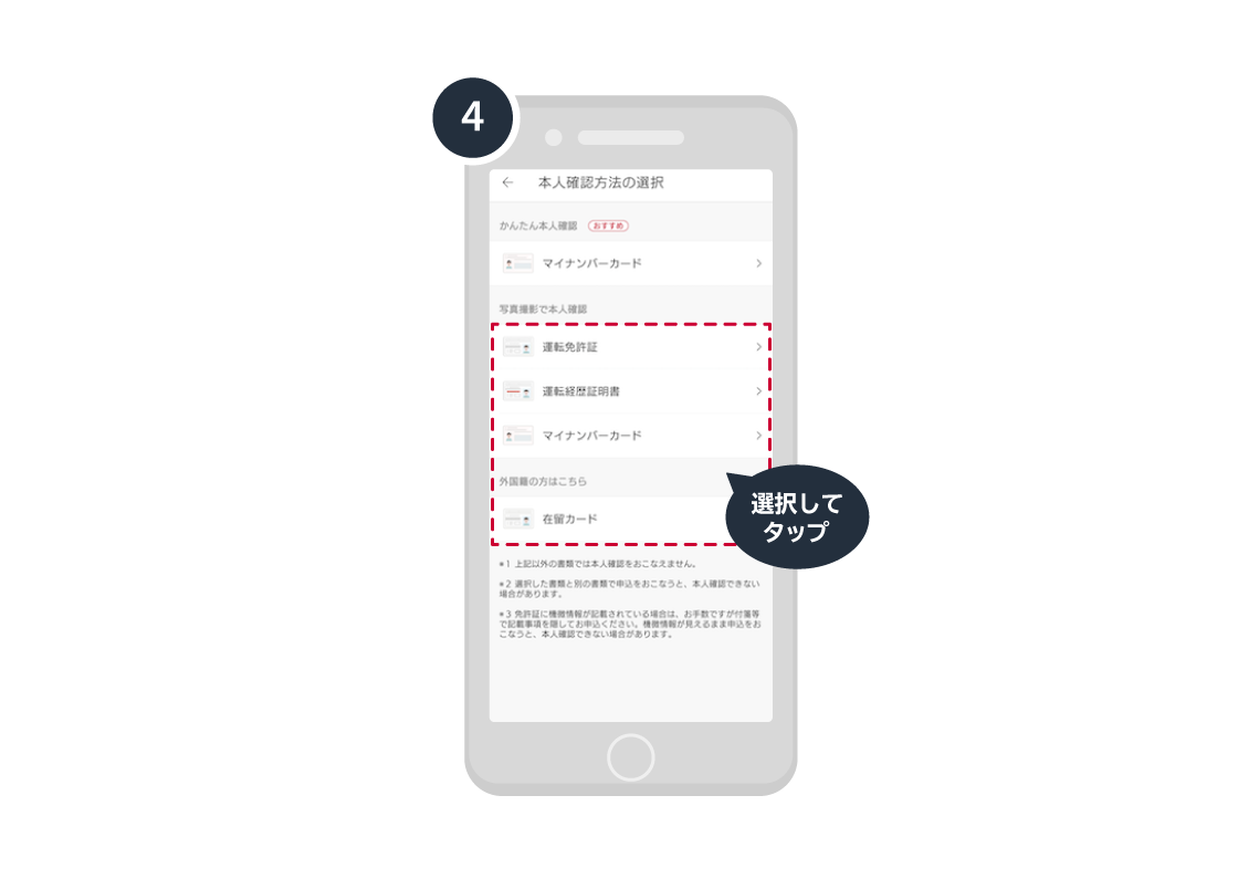 オンライン本人確認 実施方法